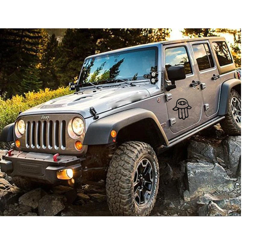 Наклейка на окно Хамса водостойкая |