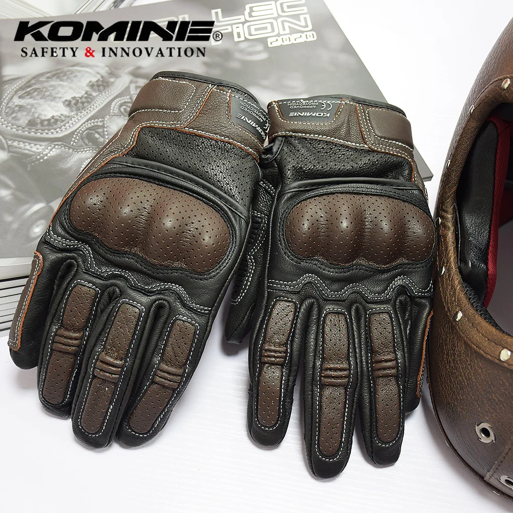 

Komine anti-fall Protect 3D Mesh Gloves Motorcycle Optimun Summer Riding Gloves Moto Breathbale Motocross Gloves Leather M-XL