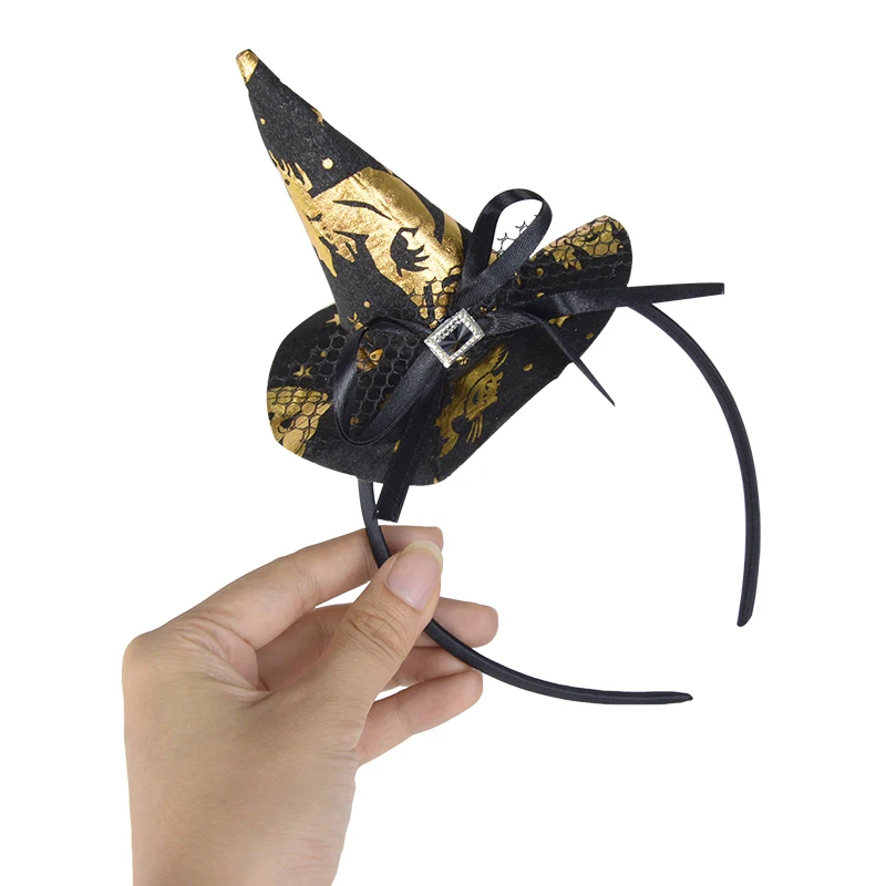 1 предмет Новинка Костюмы на Хэллоуин для девочек повязка голову костюм ведьмы