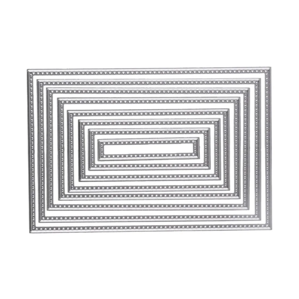 Металлические режущие штампы прямоугольные трафареты для изготовления карт