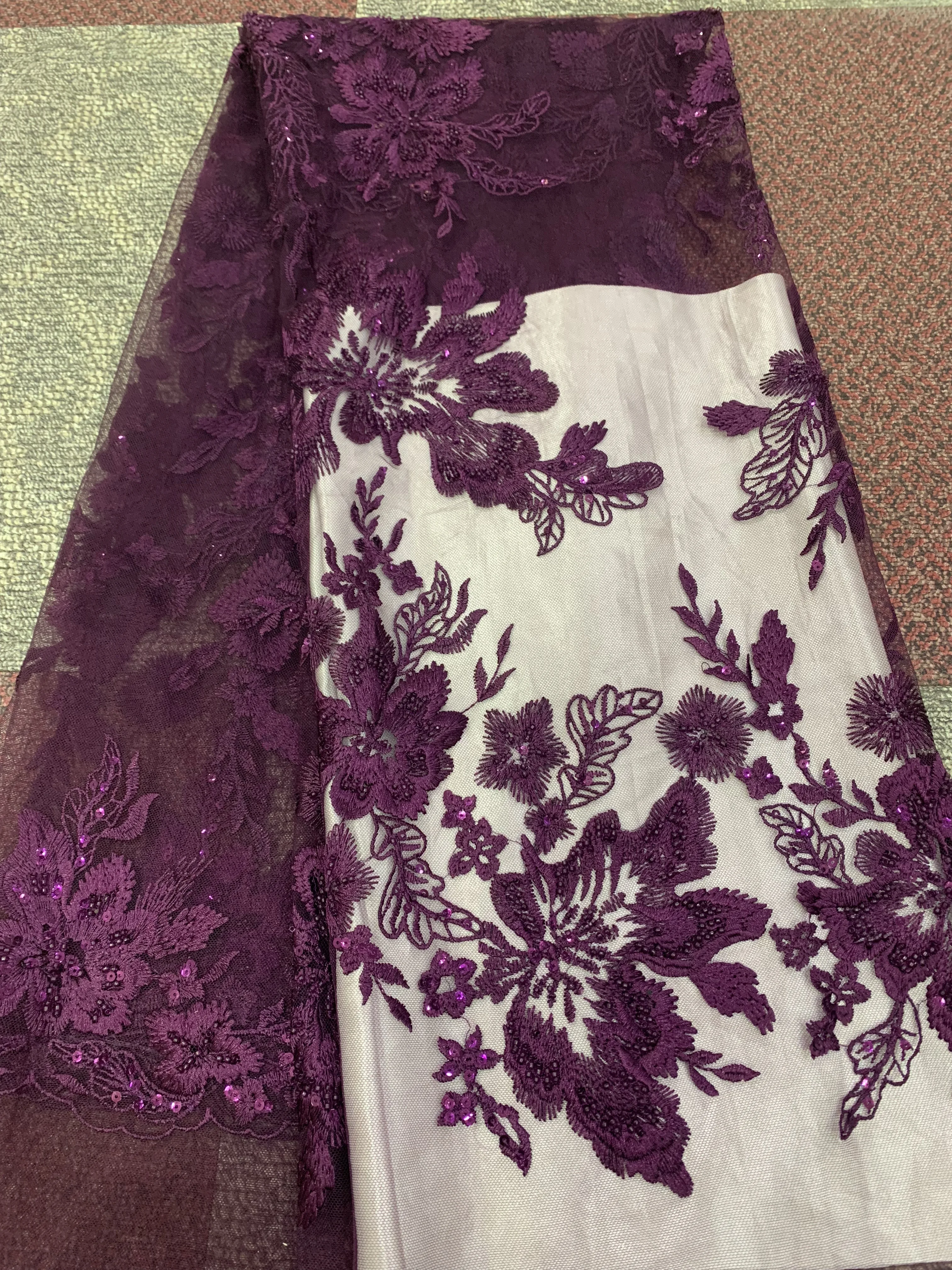 2019 хит продаж африканский тюль кружевная ткань с цветочной вышивкой швейцарская