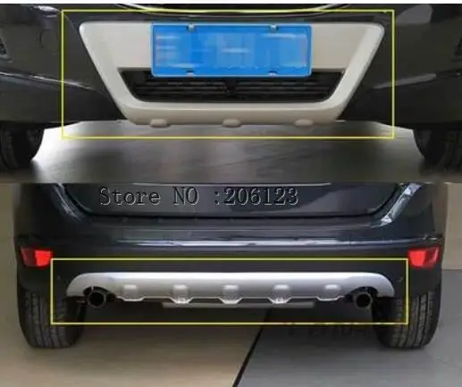 Передний + задний бампер для VOLVO XC60 2009-2013 диффузор бампера защитная накладка губ ABS