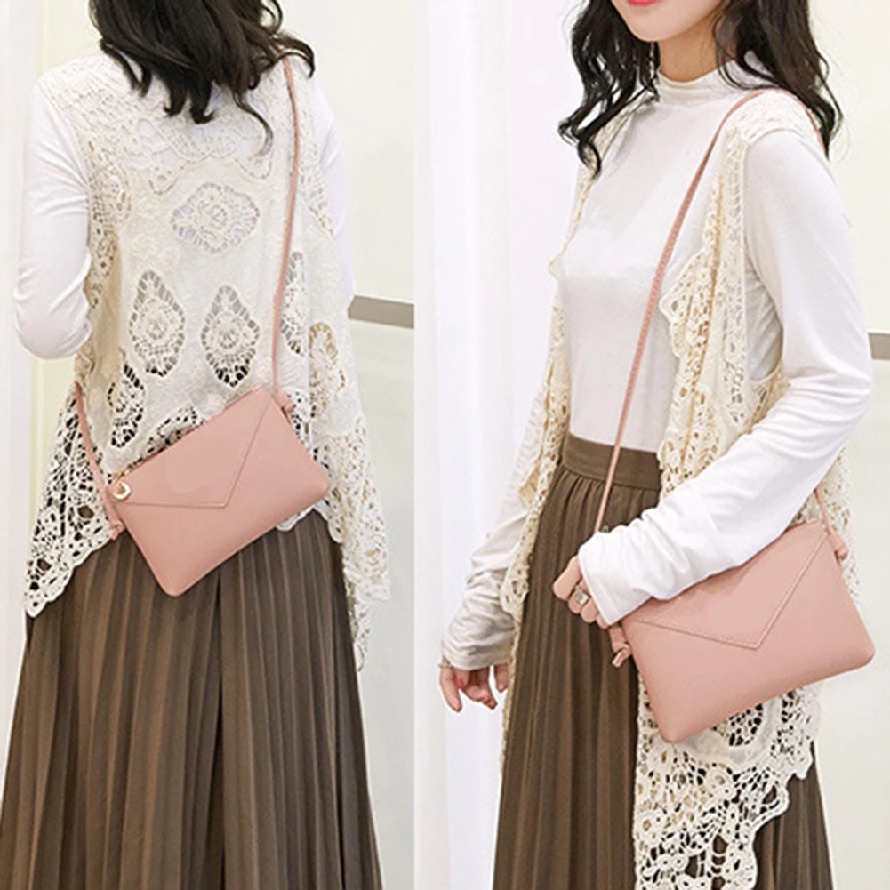 Минимализм женская модная однотонная сумка через плечо на молнии с листьями для