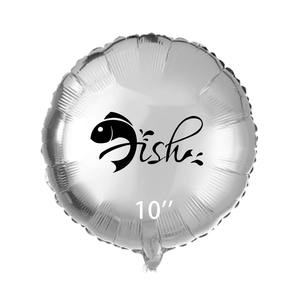 Round Shape Aluminum Foil Balloon Custom With Name Brand Logo