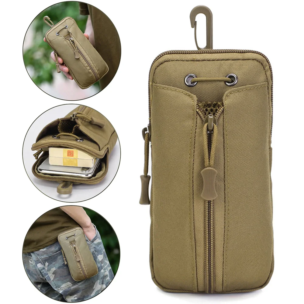 Tactical Molle Water Bottle Adjustable Military Kettle Cover Holster Pouch Outdoor Hunting Camping Travel Phone Packets