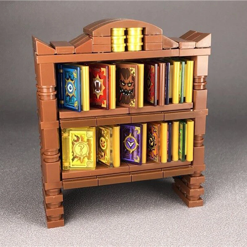 Игрушка для комнаты Классическая книжная полка MOC стол диван стул