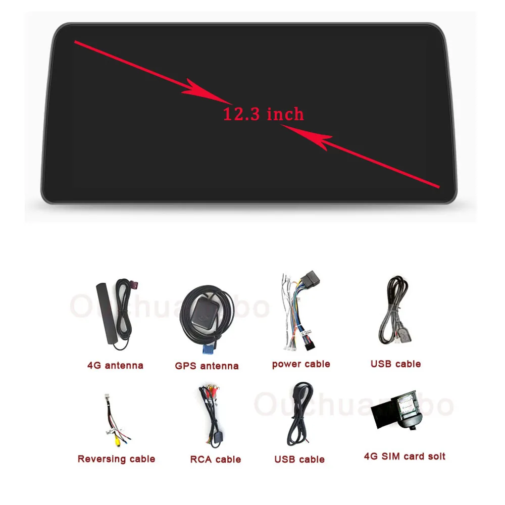 저렴한 Ouchuangbo 4G 자동차 라디오 GPS 헤드 유닛 12.3 인치 Mazda CX-5 2013-2016 올인원 무선 Carplay 6GB 128GB Blu-ray Android 10 스테레오