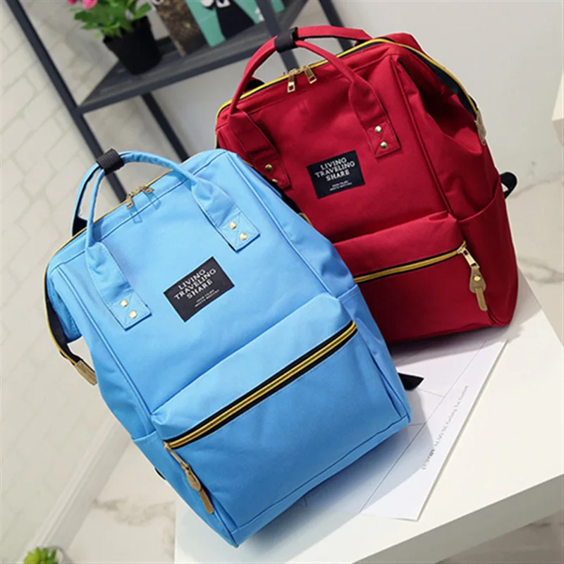 

2021 backpack female school bag 14 inch laptop backpack ladies USB charging travel backpack ladies oxford rucksack retro school