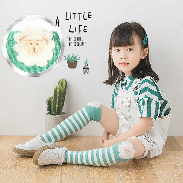 Коллекция 2020 года детские длинные хлопковые носки для малышей милые Гольфы с