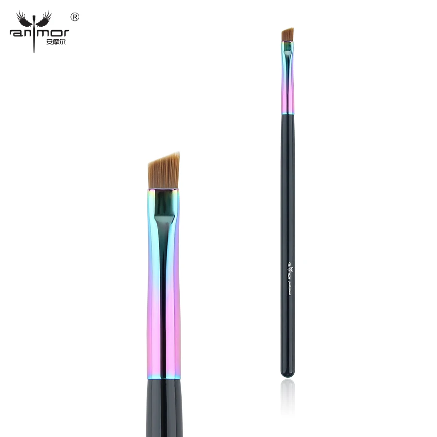 Кисть Anmor профессиональная для макияжа бровей с синтетическим ворсом|Аппликатор