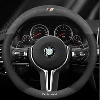 car genuine leather steering wheel covers for for bmw m f87 m2 f80 m3 f82 m4 m5 e90 f01 f06 f10 f15 f16 f20 f30 f32 f82 m sport