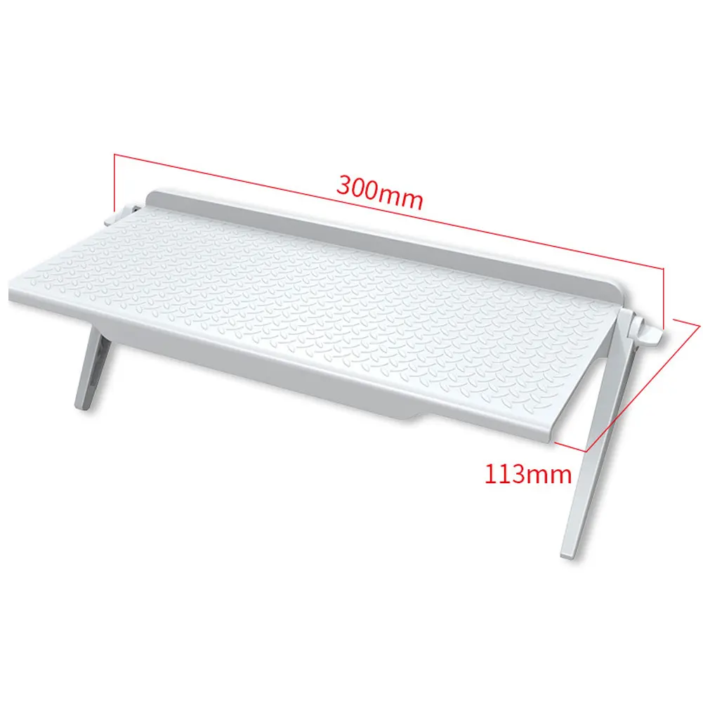 home storage adjustable screen top shelf computer monitor desktop screen top shelf tv organizer home office storage rack shelf free global shipping