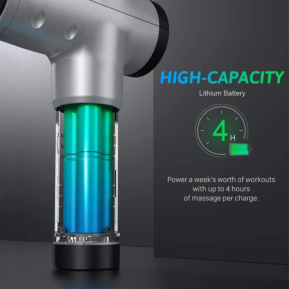 Массажный пистолет спортсменов ручной Электрический супер тихий массажер