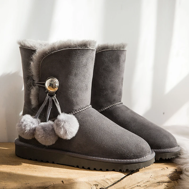 Женские зимние сапоги коллекция 2019 года Сезон Зима новые теплые женские