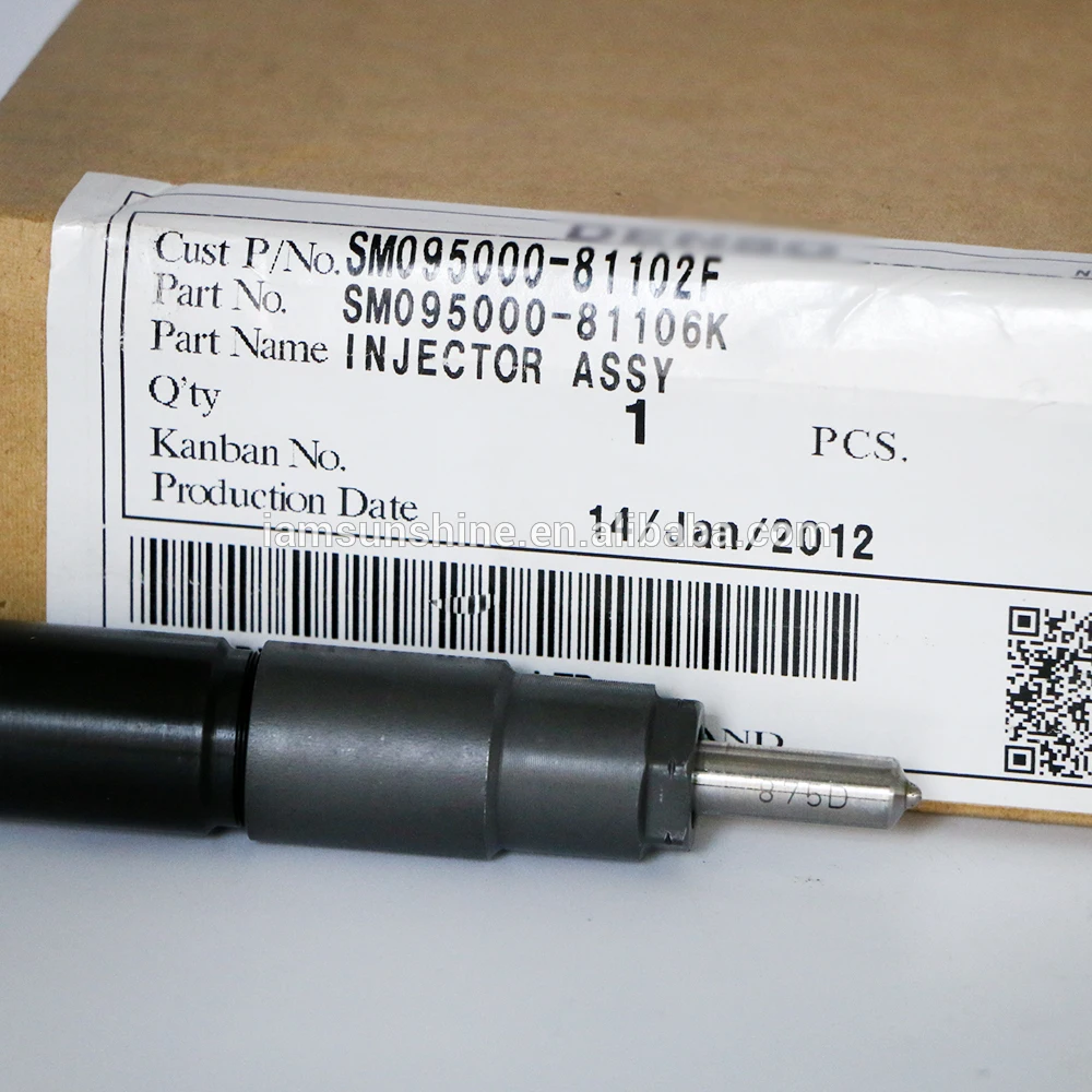 

Original new 095000-8110 common rail injector for Pajero 4M41 1465A307,23670-0L030hot sale