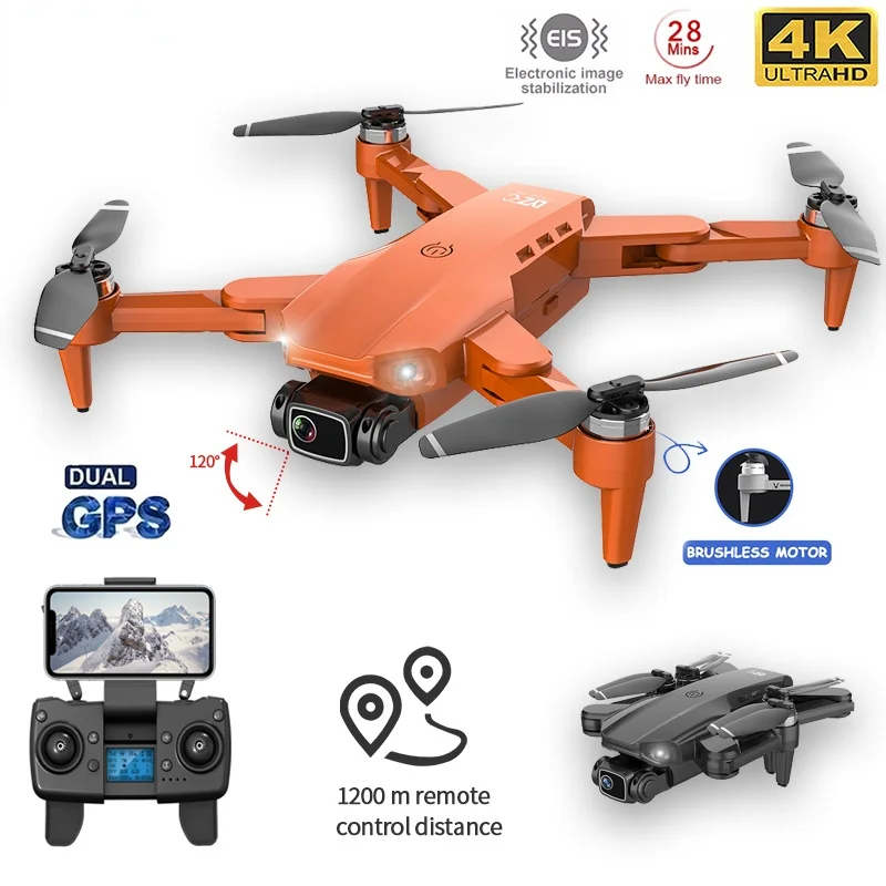 

L900PRO GPS Drone 4K Dual HD Camera Professional Aerial Photography Brushless Motor Foldable Quadcopter RC Distance 1200M
