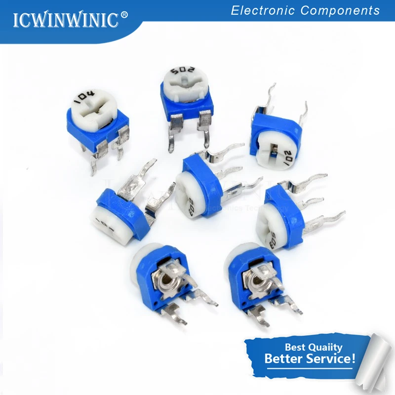 

20 шт RM065 RM-065 100 Ом 101 RM065-101 Подстроечный резистор подстроечный потенциометр переменный резистор