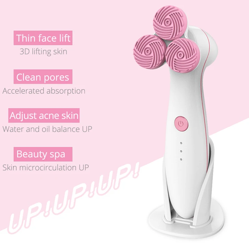 Силиконовая Очищающая щетка для лица средство удаления угрей прыщей