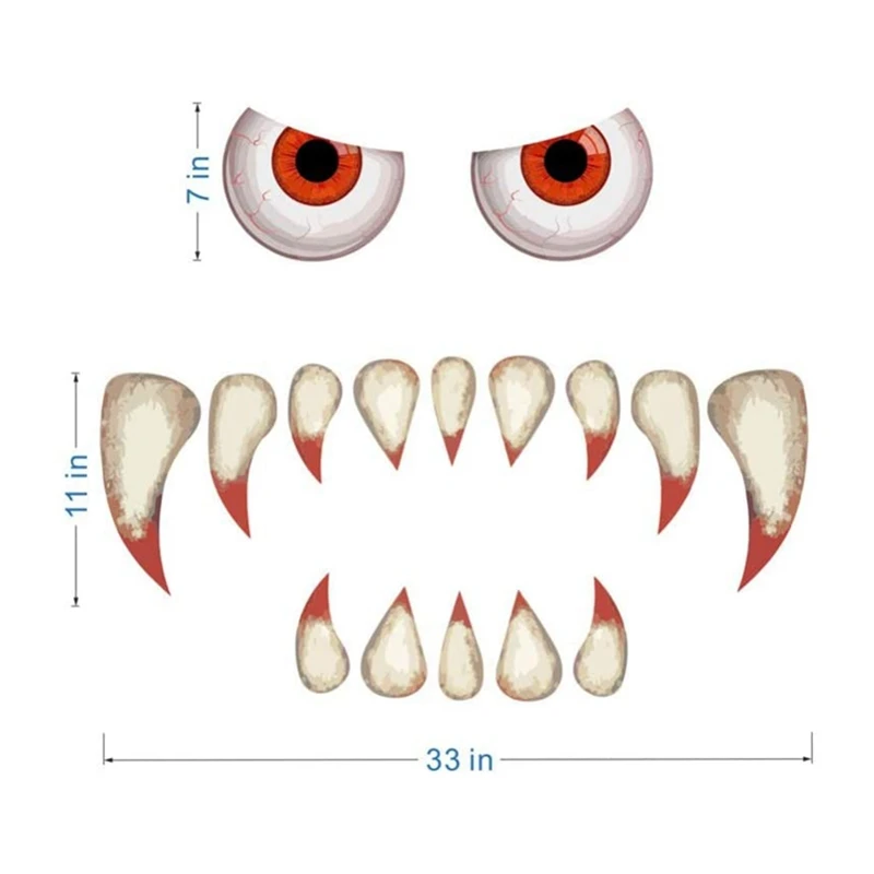 Хэллоуин украшения открытый гаражные двери арки автомобильные вечерние с