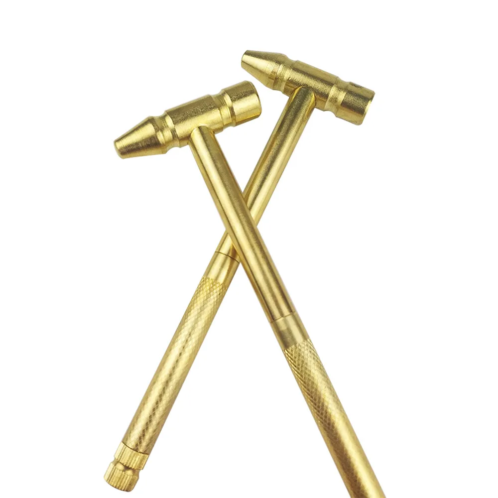 

6 In 1 Mini- Small Copper Hammer Screw Driver Household Woodworking Multifunctional Hammer