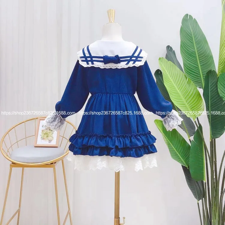 Детское платье Новинка осени 2019 женское Jun wind японское для девочек | Детская