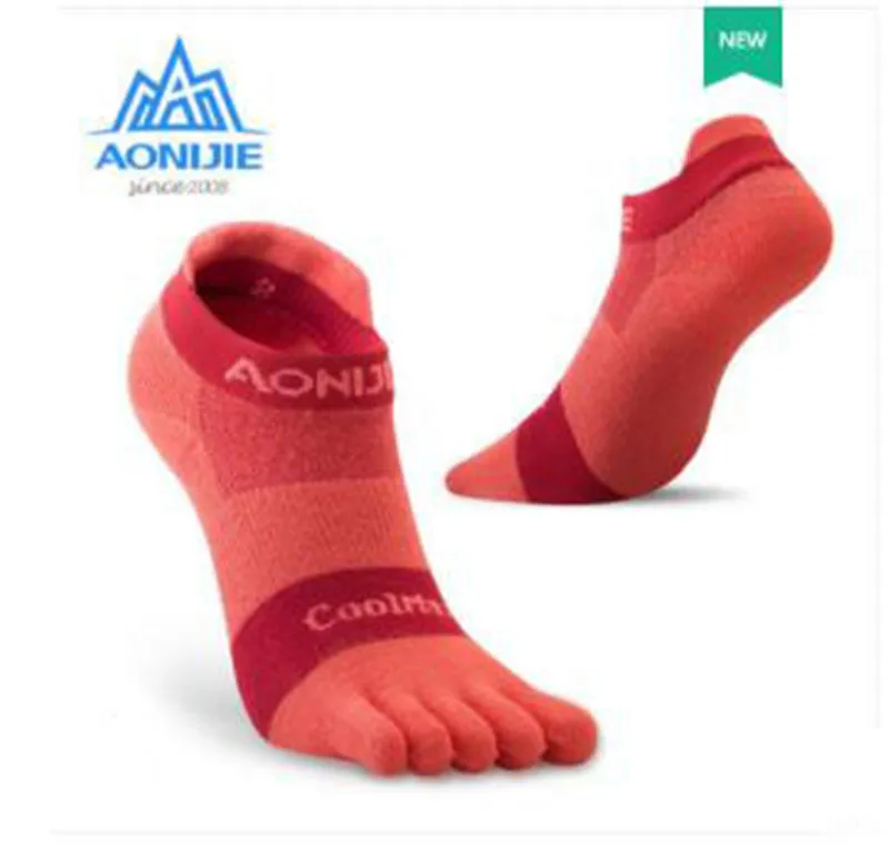 AONIJIE 1 пара спортивных носков с пятью носками бег босиком Велоспорт походы обувь