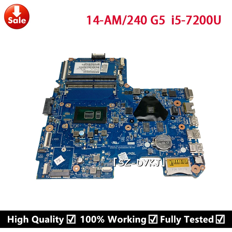 

Материнская плата для ноутбука HP 14-AM 240 G5 14-AR 905817-001 902591-601 902591-001 902591-501 2 Гб