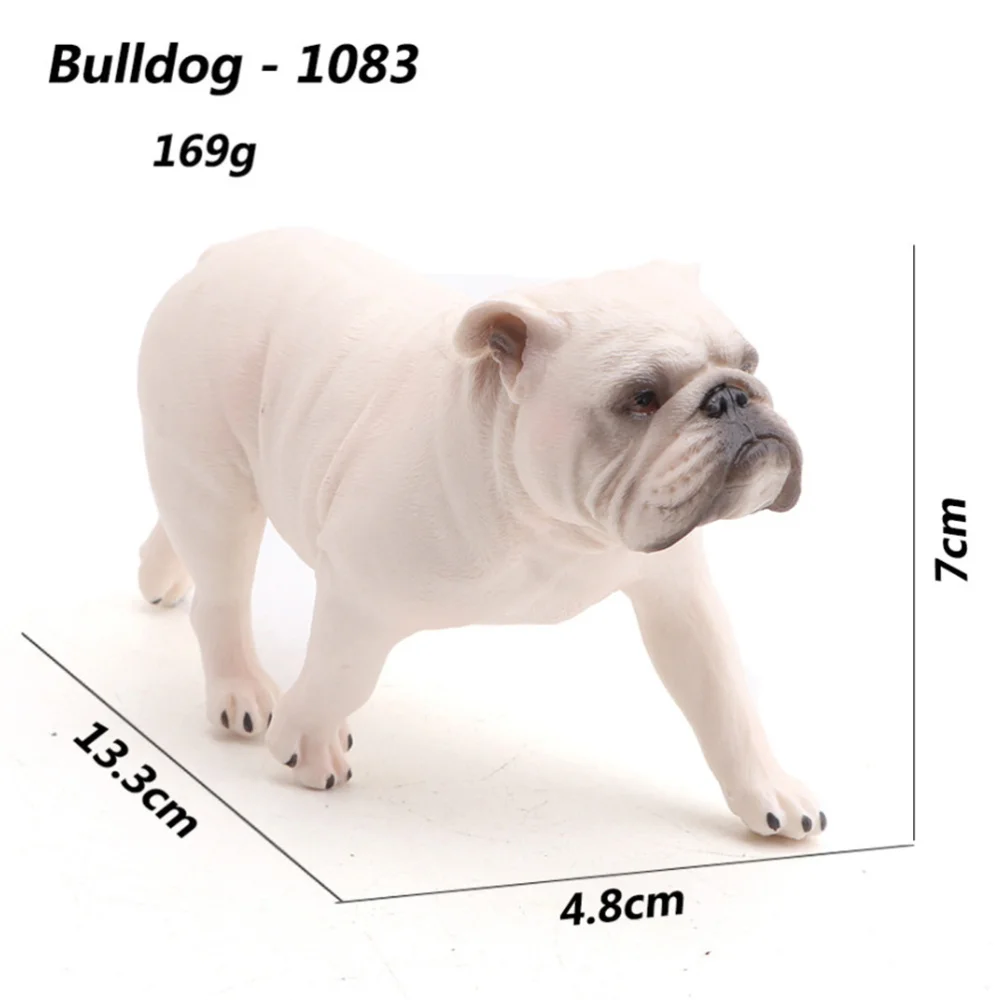 

1pc Model PVC Simulation Figurine Pet Dog Ornament Static Animal Model Desktop Decoration (Walking)