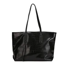 2021 Luxury Design Big Capacity Women Totes Women Handbags Crocodile Pattern Female Top Handle Bag Women Big Shoulder Bags