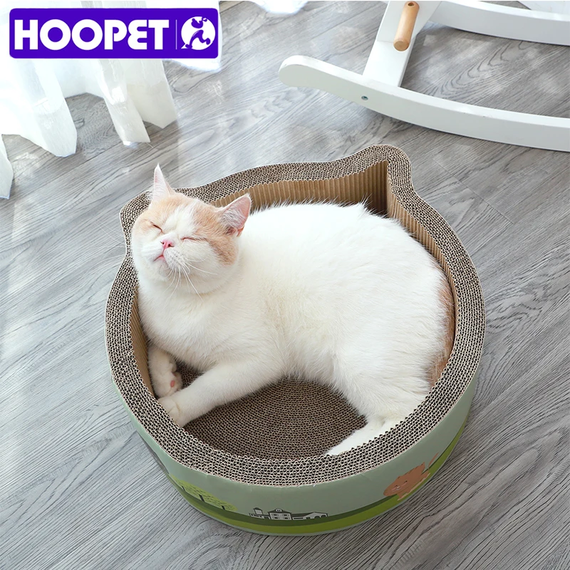 HOOPET гофрированный бумажный кошачий скребок для котенка когтеточки кошек коврик
