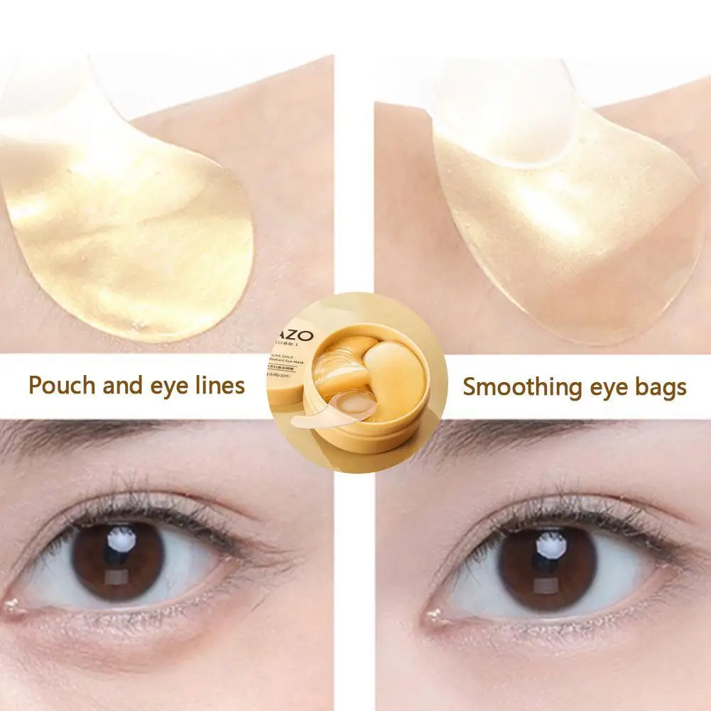 

60pcs Hyaluronic Acid Repair Eye Patches Remove Dark Circles Anti-Wrinkle Anti Age Reduce Dark Circles Bags Under The Eyes
