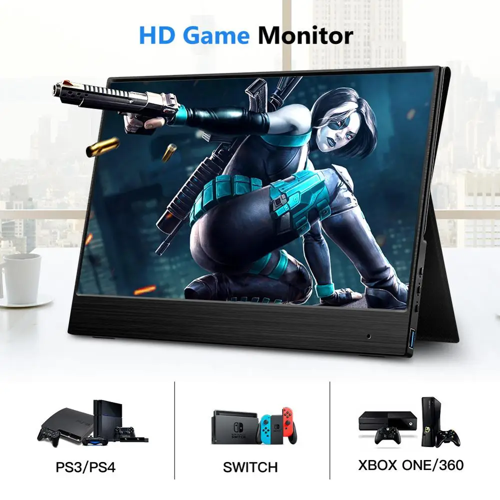 Тонкий портативный ЖК монитор Eyoyo EM12R QHD 1440P 12 5 &quotUSB Type C HDMI для ноутбука телефона xbox