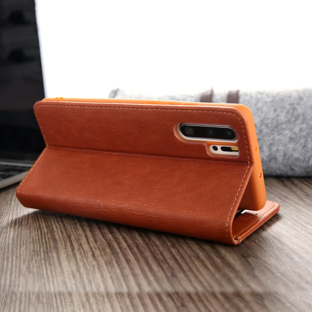 luxury flip wallet leather case for huawei p40 p30 p20 mate40 pro lite magnetic card holder soft tpu stand phone bag cover coque free global shipping