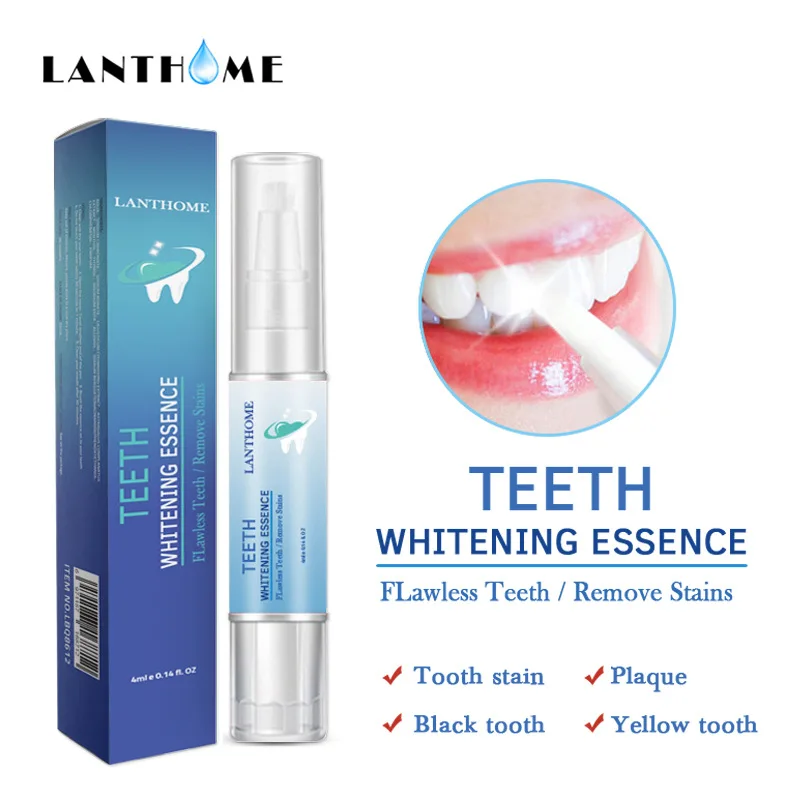

Teeth Whitening Pen Cleaning Serum Plaque Stains Remover Teeth Bleachment Dental Whitener Oral Hygiene Care Teeth Whitener 4ml