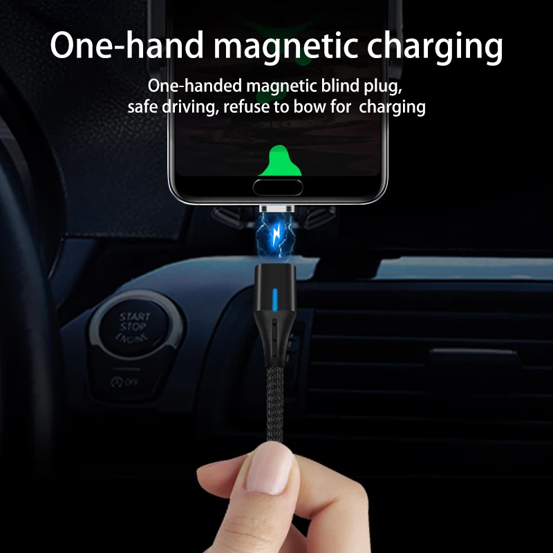 5A Supercharge Магнитный Кабель с разъемом Micro USB Type C для мобильного телефона Huawei P30 P20 Mate