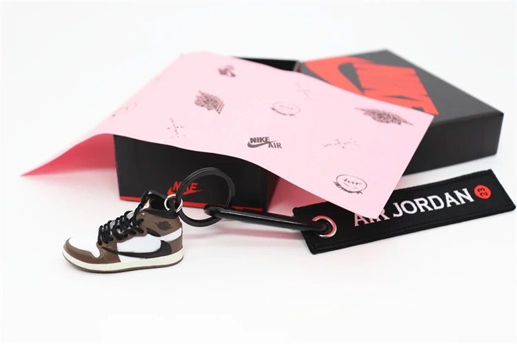 Новинка ручной работы 3D AJ Key ChaiAir Mini Jordan кроссовки модель милый брелок для ключей Баскетбольная обувь Подарочный Брелок для ключей модные украшения