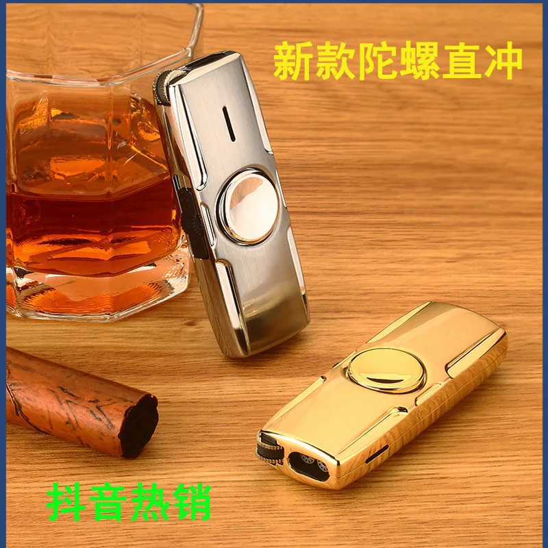 Многоразовая газовая зажигалка Jet факела Turbo ветрозащитная Бутановая Зажигалка