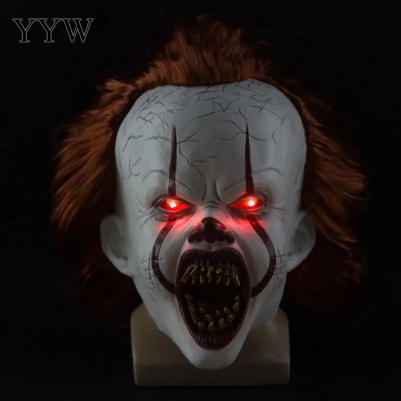 Маска Pennywise для вечевечерние НКИ на Хэллоуин маска из фильма Хэллоуина Косплей