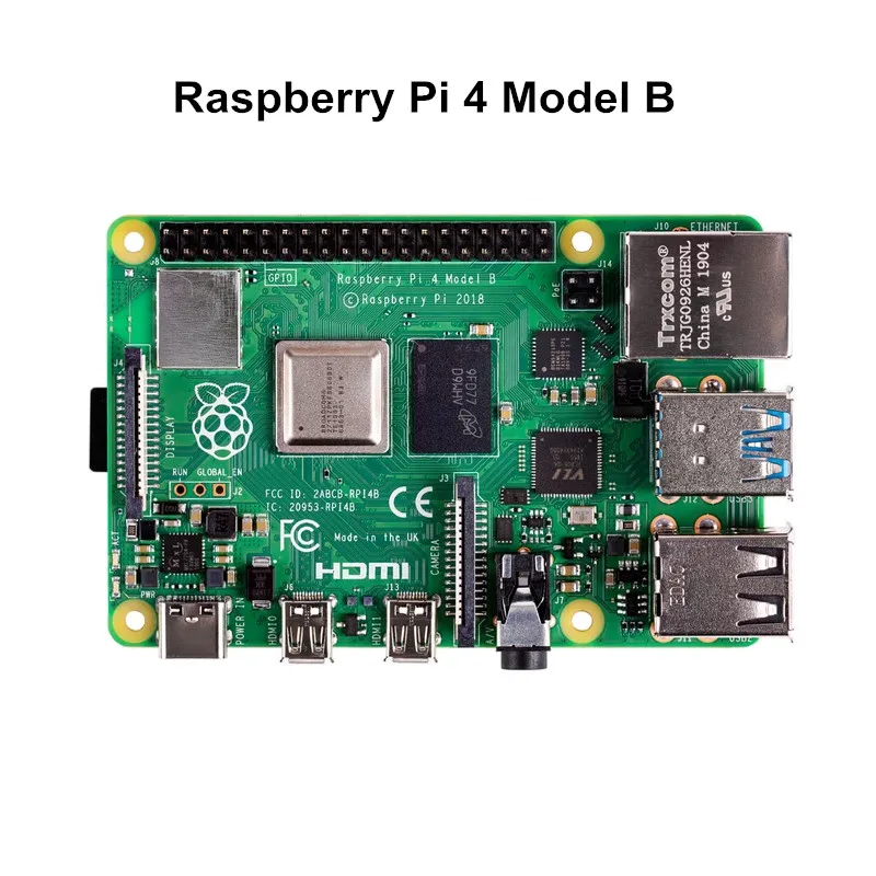 Оригинальный Raspberry Pi 4 модуль B с Гб ОЗУ BCM2711 четырехъядерный 4B + плата WIFI Bluetooth 5 0