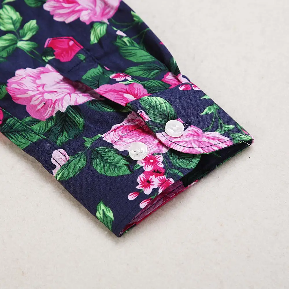 Dioufond женская блузка с длинным рукавом вишня звезда принт хлопок Винтаж размера