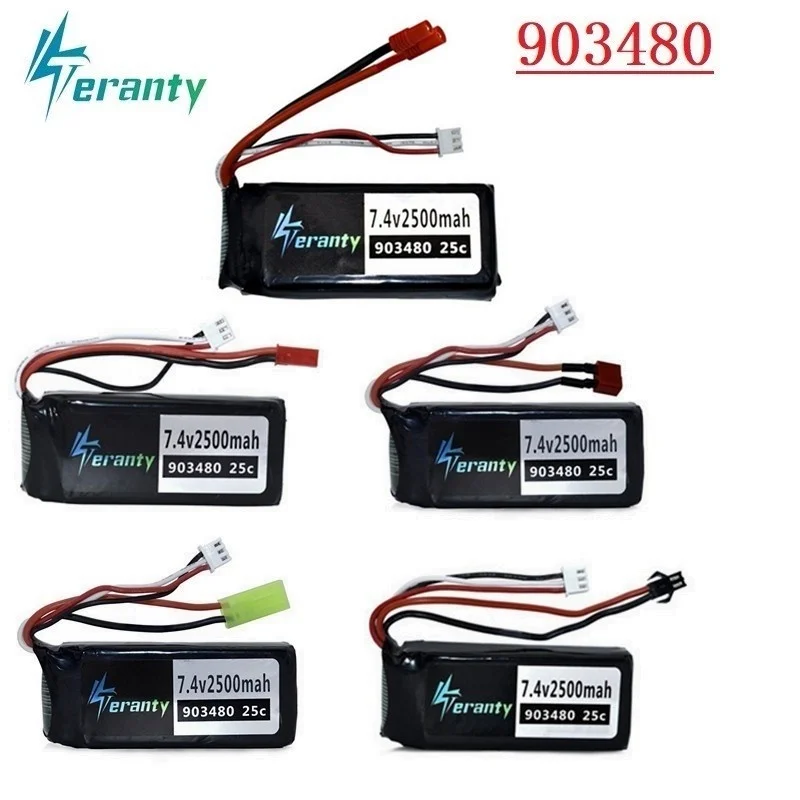 3 шт./компл. 2500 мАч 7 4 В Lipo аккумулятор для Syma X8C X8W X8G X8 RC Quadcopter запасные части 903480