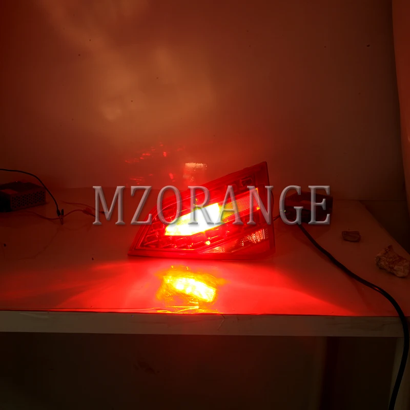 MZORANGE Tail Light Lamp For Audi A4 B8 2008-2012 Rear Right left Inner Outer Side Tail Light LED Brake Lamp Turn signal Light