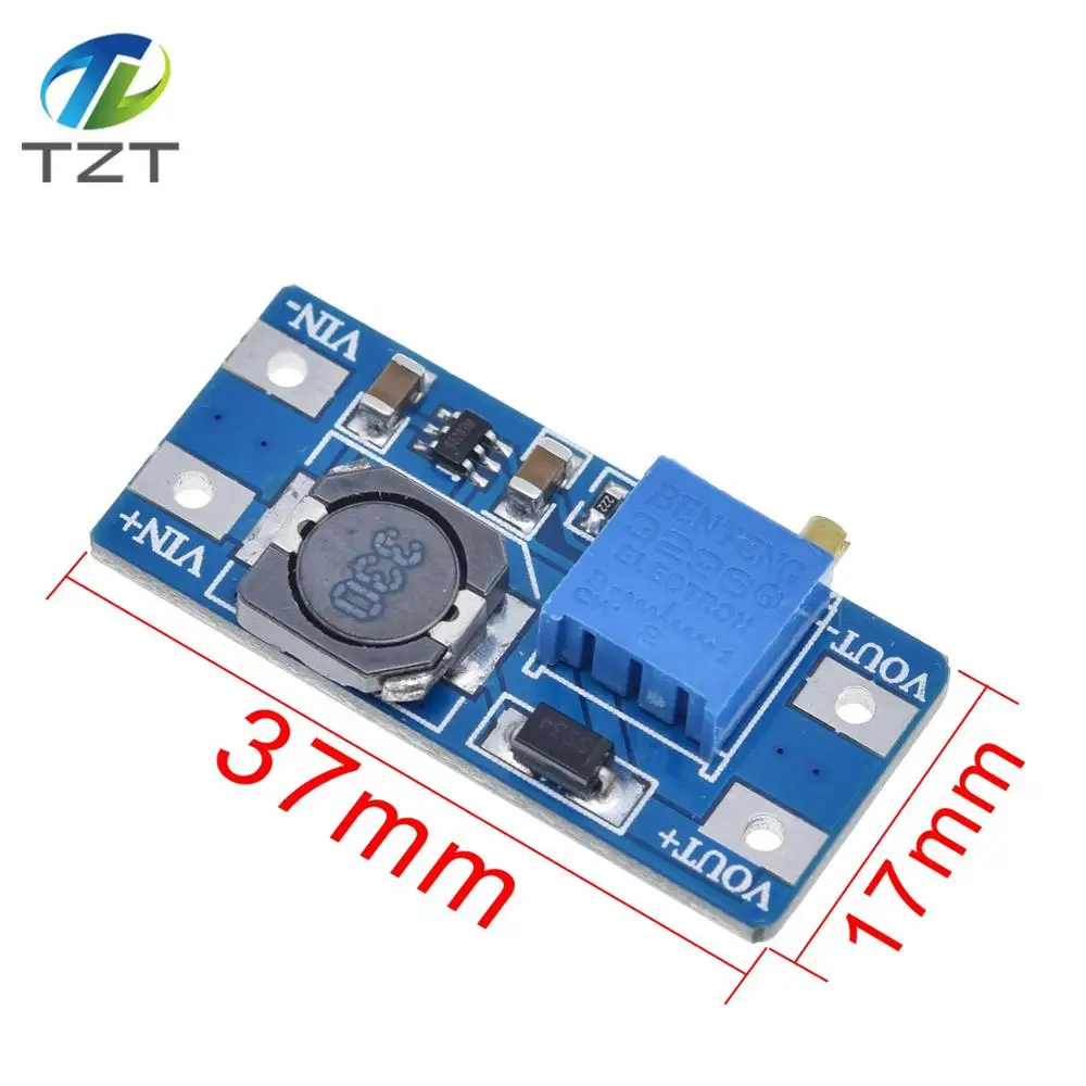 Повышающий Модуль питания MT3608 DC максимальная выходная мощность 28 в 2 А для arduino|power