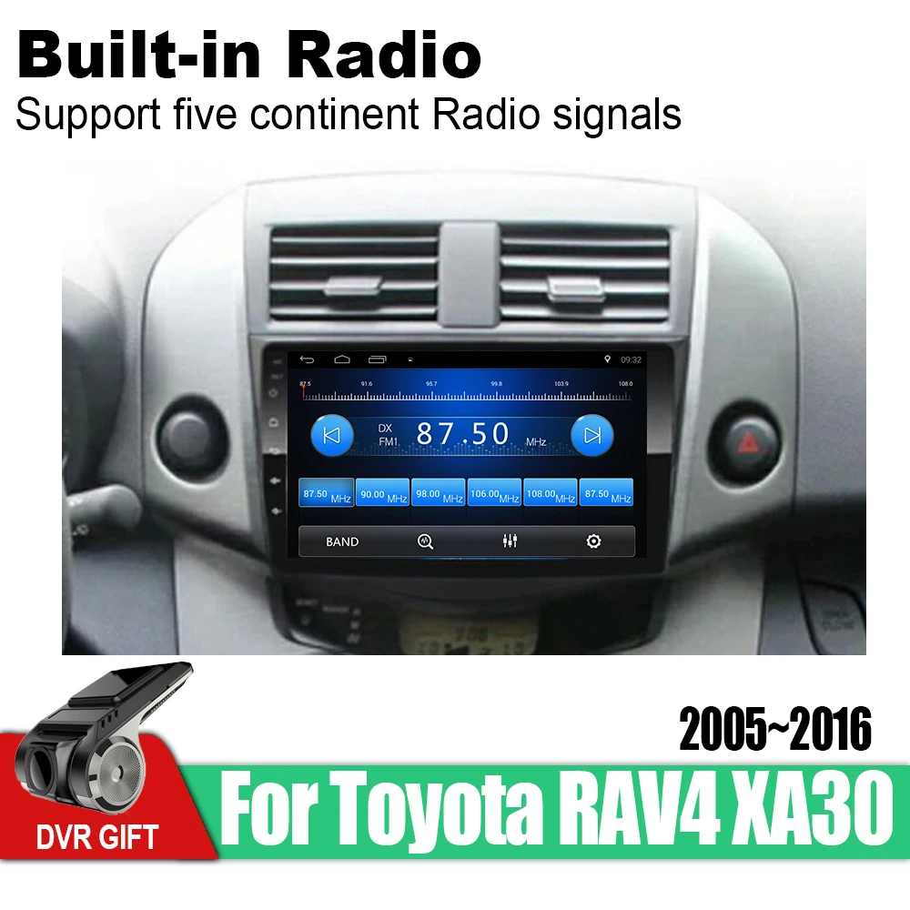 Автомобильный мультимедийный плеер ZaiXi с gps для Toyota RAV4 XA30 2005 ~ 2016 навигацией на Android