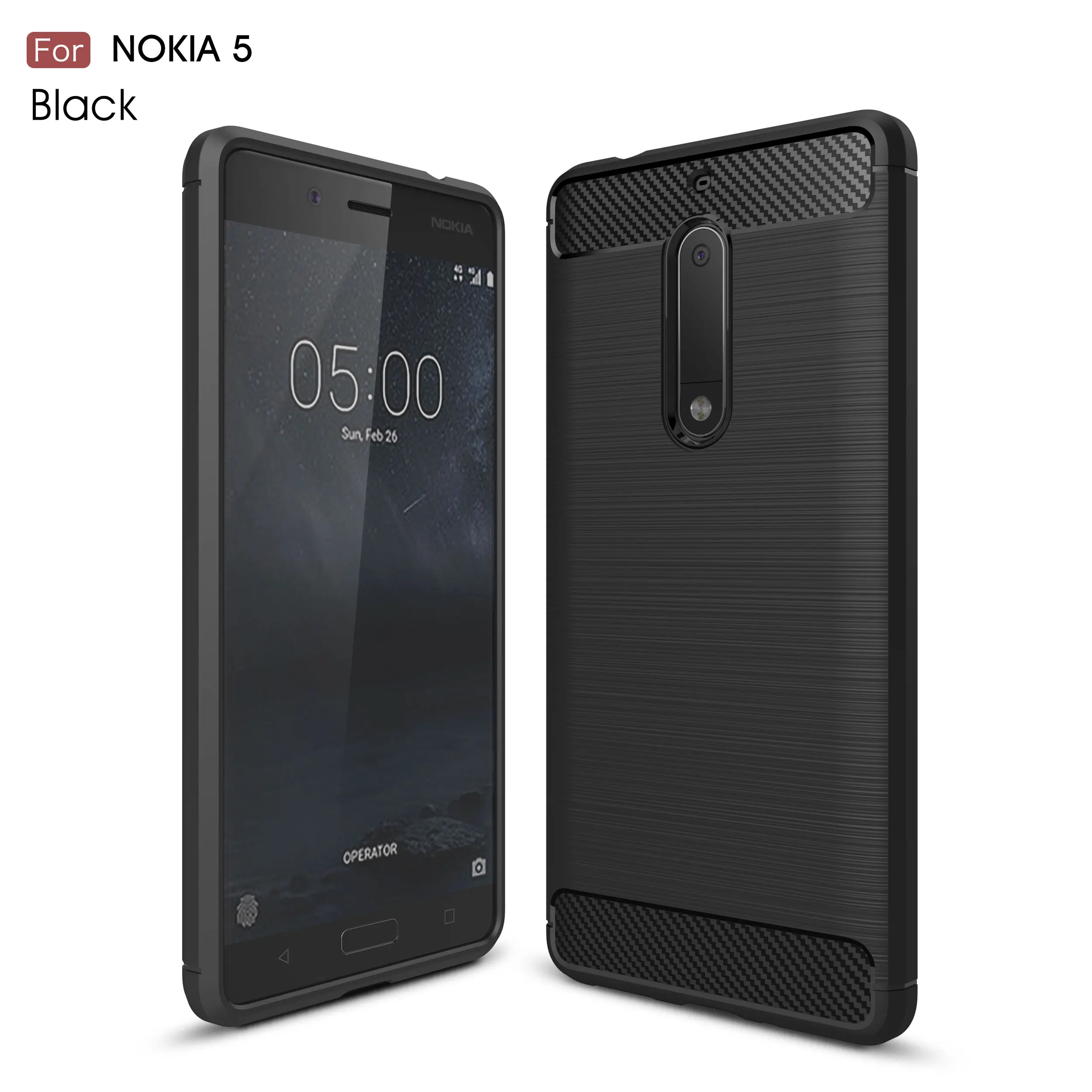 Чехол из углеродного волокна чехол для телефона с полной защитой 360 Nokia 1 3 5 6 2 7 8 X6
