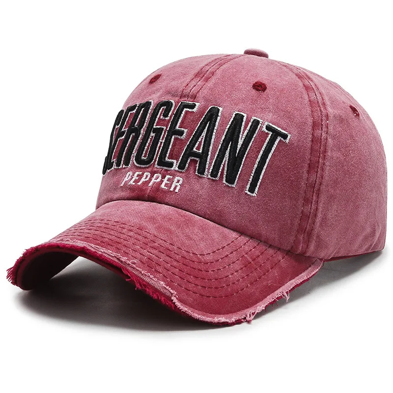 

Brand Vintage Baseball Cap Men Woman Snapback Hat Cotton SERGEANT PEPPER Caps Fashion Embroidery Baseball Cap Adjustable