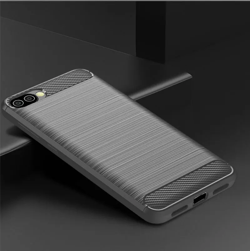 Для Asus Zenfone 4 Max Pro PLUS чехол из углеродного волокна ТПУ силиконовый для телефона