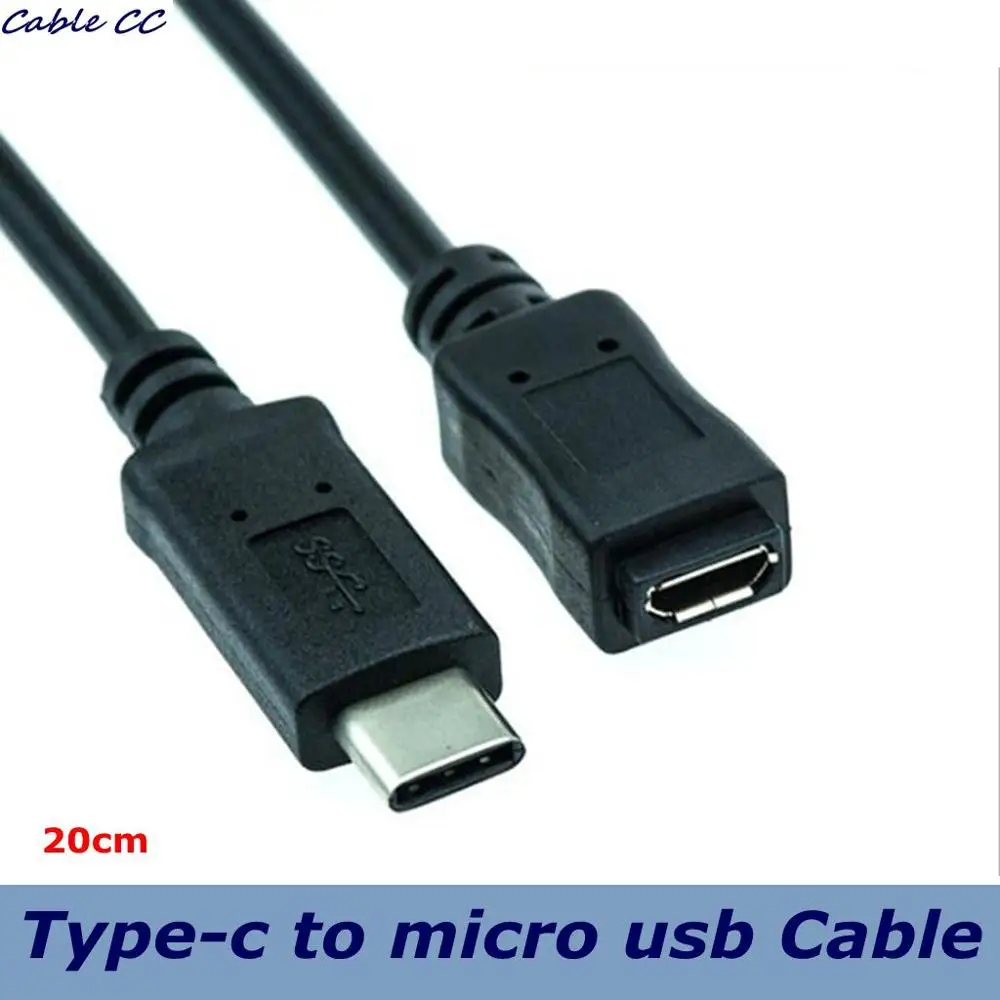 Мобильный телефон адаптер Micro USB кабель с разъемом type C 3 1 функцией зарядки и