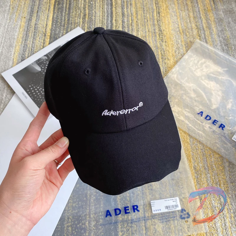 

Adererror Irregular Brim Baseball Cap Men's Women's High Quality Embroidery Logo Adjustable Caps AderError Fashion Casual Caps