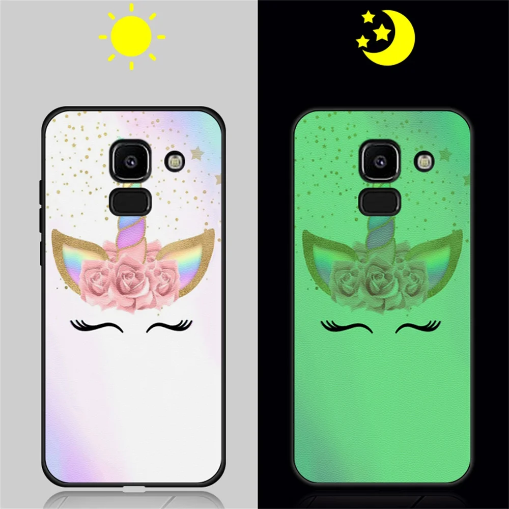 19 Светящийся чехол для samsung Galaxy A10 A20 A30 A40 A50 A60 A70 Крышка для samsung Galaxy A6 A7 A750 кожи Funda светящийся чехол - Цвет: 19